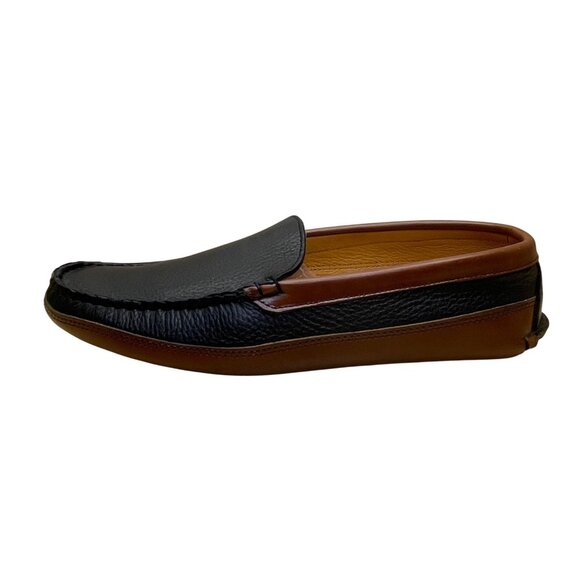 Allen Edmonds Men’s Black Brown Leather Waverly Slip-On Loafers Size 10.5 main image 5